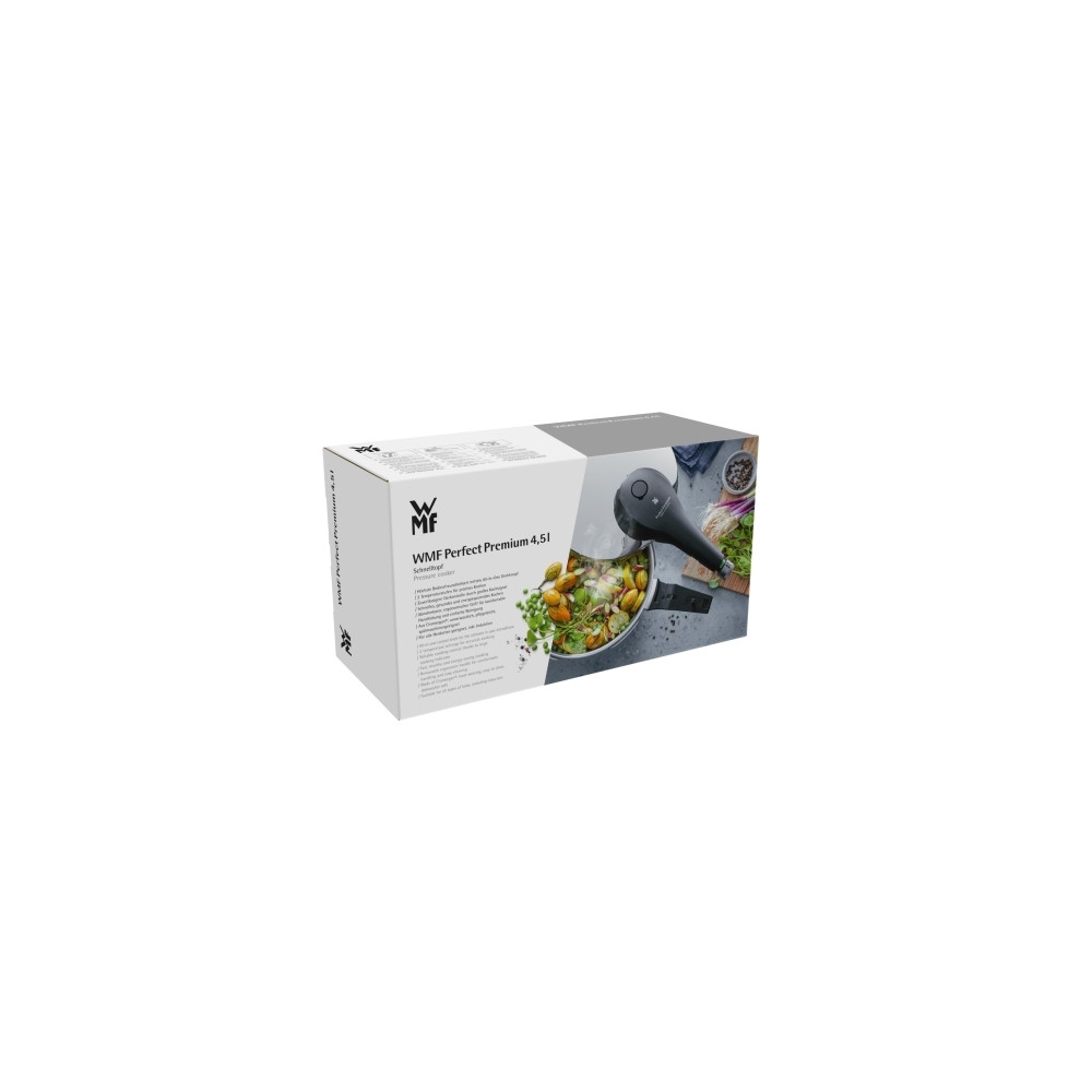 Produktbild för WMF Perfect Premium 0795829990, 4,5 l, Keramiska, gas, halog...