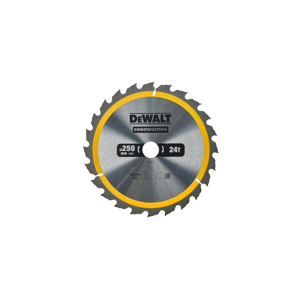 Produktbild för DeWALT DT1956-QZ Construction Cirkelsågklinga- 250 mm