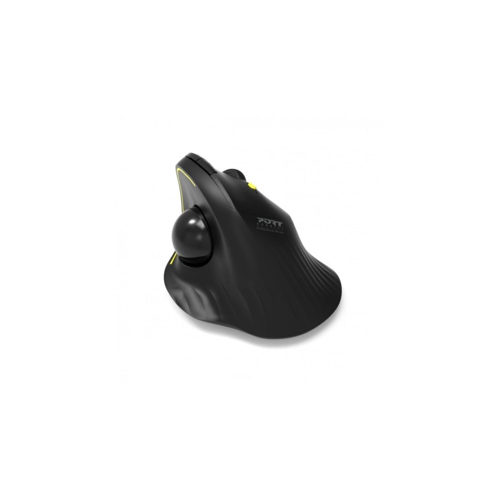 Produktbild för PORT Connect Professional - vertikal mus - with trackball - 2.4 GHz, Bluetooth 3.0, Bluetooth 5.0