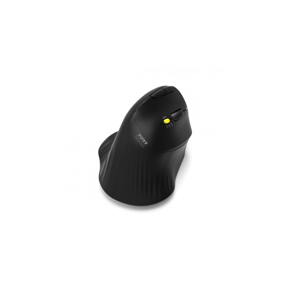Produktbild för PORT Connect Professional - vertikal mus - with trackball - 2.4 GHz, Bluetooth 3.0, Bluetooth 5.0
