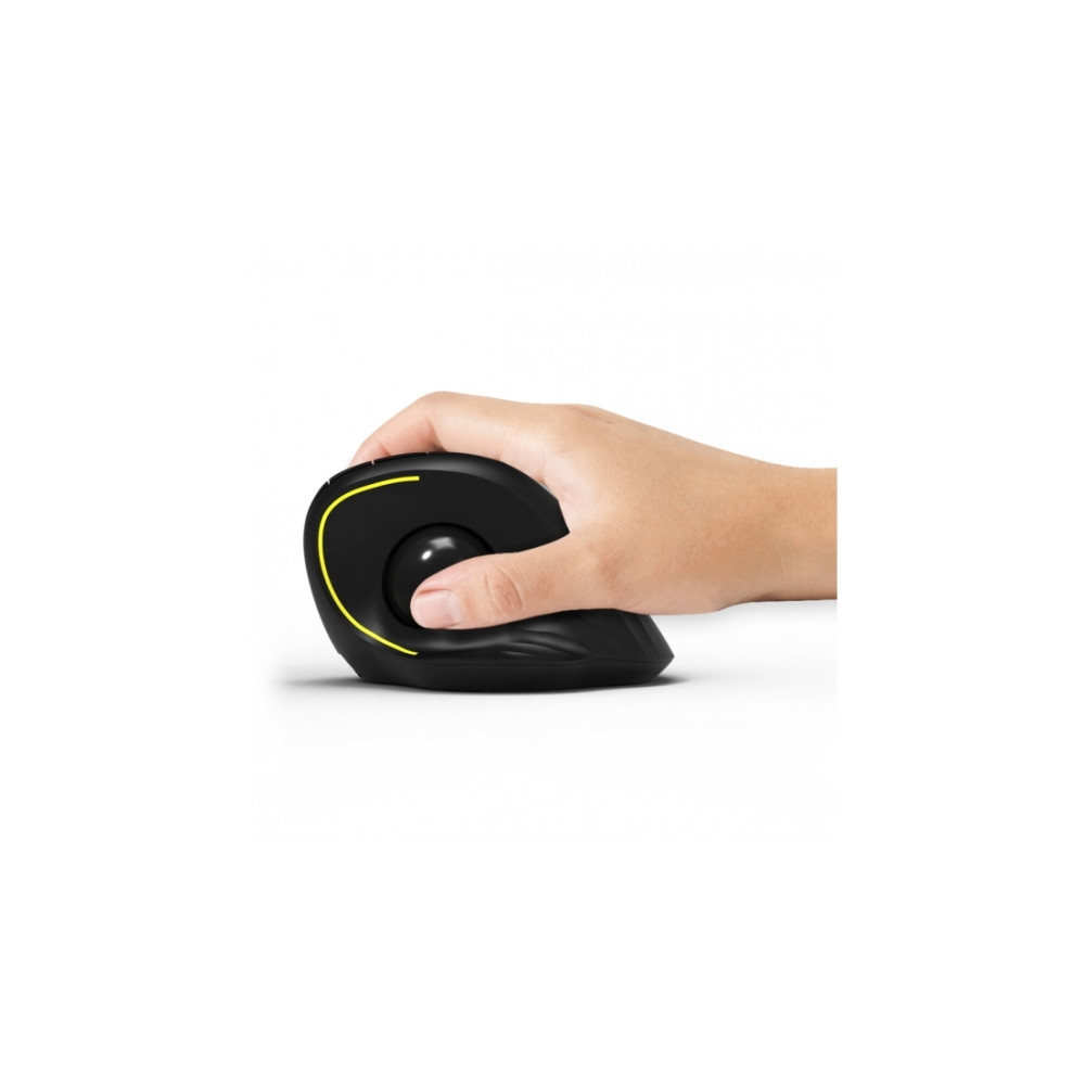 Produktbild för PORT Connect Professional - vertikal mus - with trackball - 2.4 GHz, Bluetooth 3.0, Bluetooth 5.0