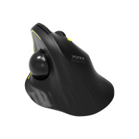 Produktbild för PORT Connect Professional - vertikal mus - with trackball - 2.4 GHz, Bluetooth 3.0, Bluetooth 5.0