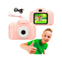 Produktbild för Extralink Kids Camera H20 Pink | Digitalkamera | 1080P 30fps...
