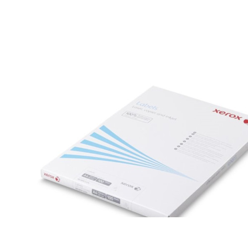 XEROX Xerox Labels 21.2 x 38.1 mm A4 100 sheets, Vit, A4, 6500 ark...