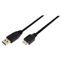 Produktbild för LogiLink - USB-kabel - USB typ A till Micro-USB typ B - 1 m