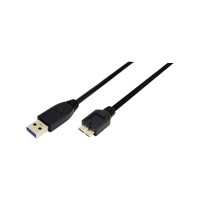 Produktbild för LogiLink - USB-kabel - USB typ A till Micro-USB typ B - 1 m