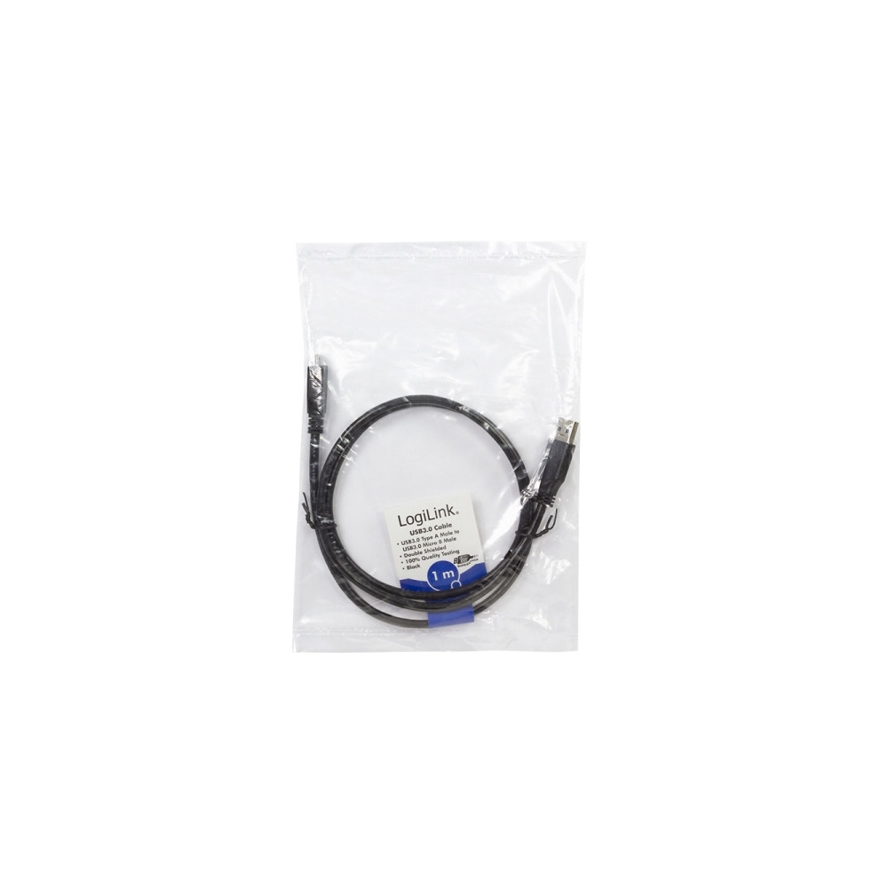 Produktbild för LogiLink - USB-kabel - USB typ A till Micro-USB typ B - 1 m