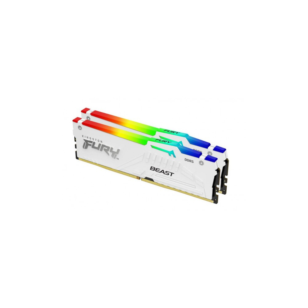 Produktbild för Kingston FURY Beast RGB - DDR5 - modul - 32 GB - DIMM 288-pin / PC5-44800 - ej buffrad