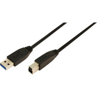 Produktbild för LogiLink - USB-kabel - USB typ A till USB Type B - 1 m