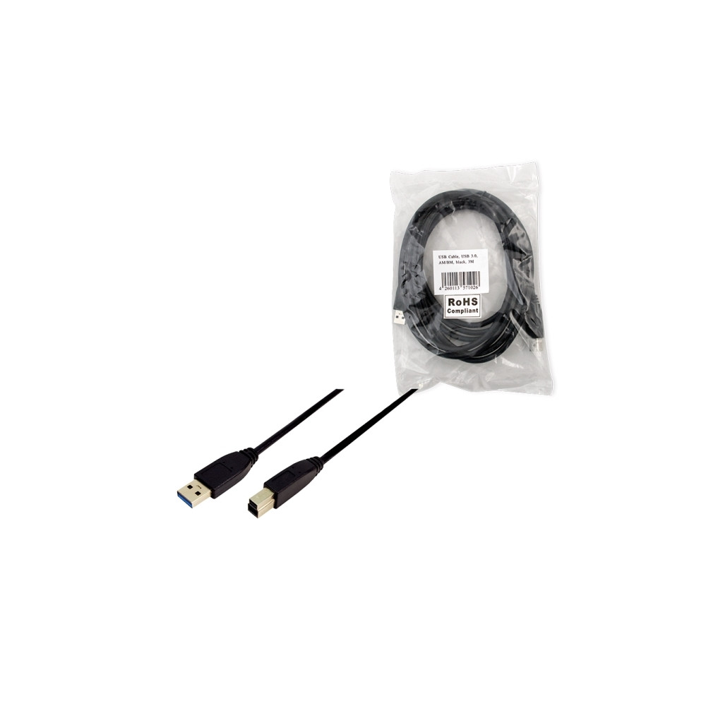 Produktbild för LogiLink - USB-kabel - USB typ A till USB Type B - 1 m
