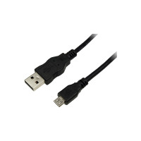 Produktbild för LogiLink - USB-kabel - USB till mikro-USB typ B - 5 m