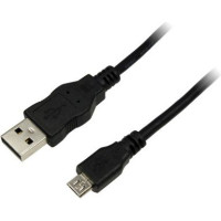 Produktbild för LogiLink - USB-kabel - USB till mikro-USB typ B - 5 m