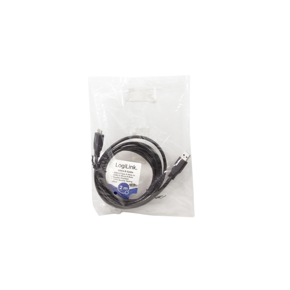 Produktbild för LogiLink - USB-kabel - USB typ A till Micro-USB typ B - 2 m
