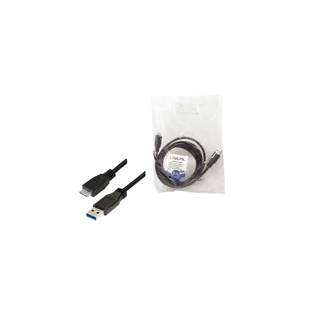 Produktbild för LogiLink - USB-kabel - USB typ A till Micro-USB typ B - 2 m
