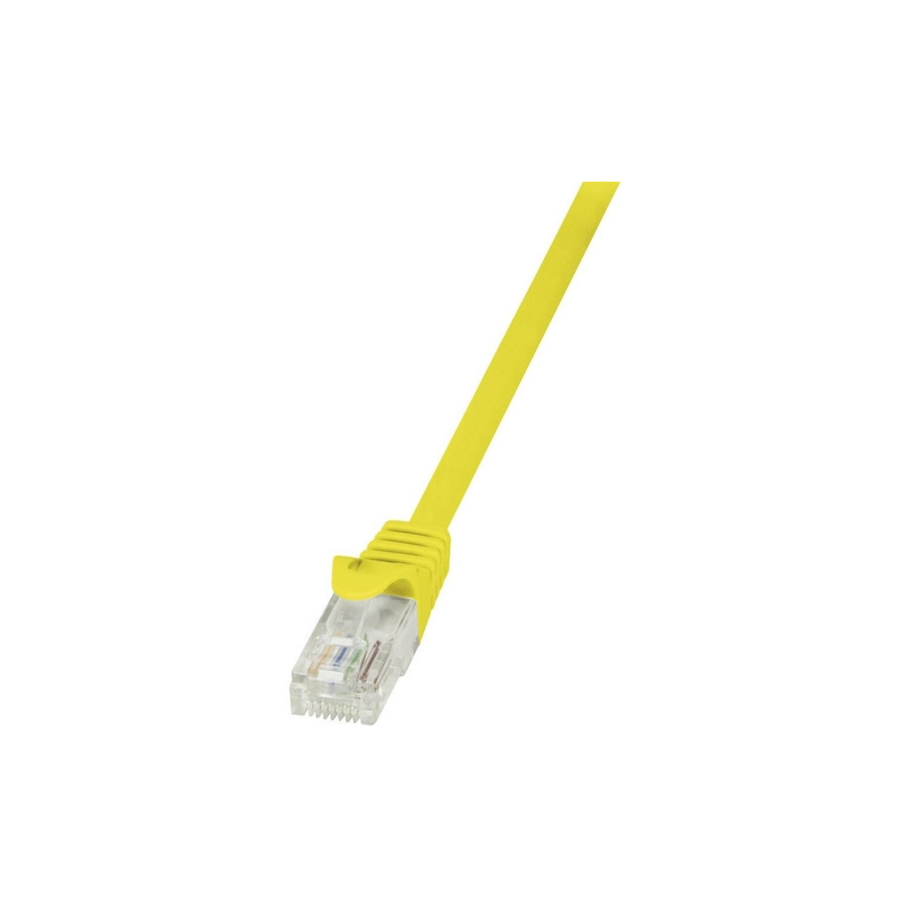 Produktbild för LogiLink EconLine - patch-kabel - 2 m - gul