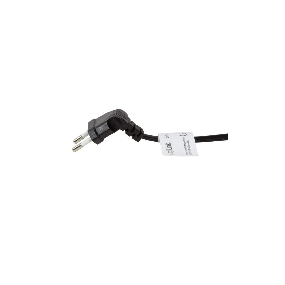 Produktbild för LogiLink - strömkabel - Eurokontakt till power IEC 60320 C7 - 75 cm