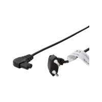 Produktbild för LogiLink - strömkabel - Eurokontakt till power IEC 60320 C7 - 75 cm