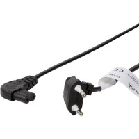 Produktbild för LogiLink - strömkabel - Eurokontakt till power IEC 60320 C7 - 75 cm