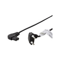 Produktbild för LogiLink - strömkabel - Eurokontakt till power IEC 60320 C7 - 75 cm