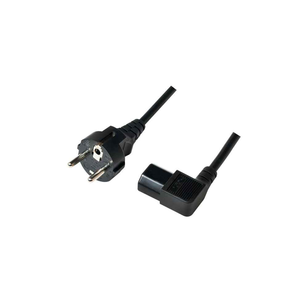 Produktbild för LogiLink - strömkabel - power IEC 60320 C13 till power CEE 7/7 - 5 m