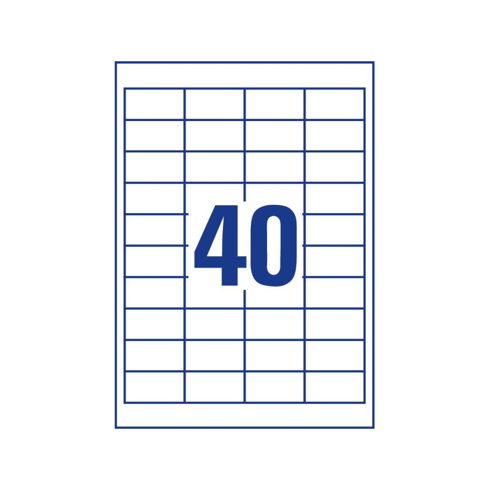 Produktbild för Avery - papper - blank - 200 ark - Letter