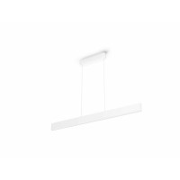 Produktbild för Philips Hue White and Color Ambiance Ensis - hängande lampa - LED x 2 - 79 W - RGB/varmt till kallt vitt ljus - 2000-6500 K - vit