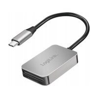 Produktbild för LogiLink USB 3.0 dubbel kortläsare USB-C/SD/microSD aluminiu...