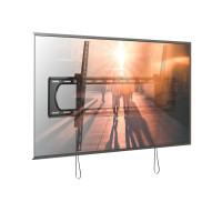 Produktbild för TECHly monteringssats - Smal - för LCD-display/krökt LCD-display - lutande - svart