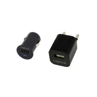 Produktbild för LogiLink strömadapterkit - USB