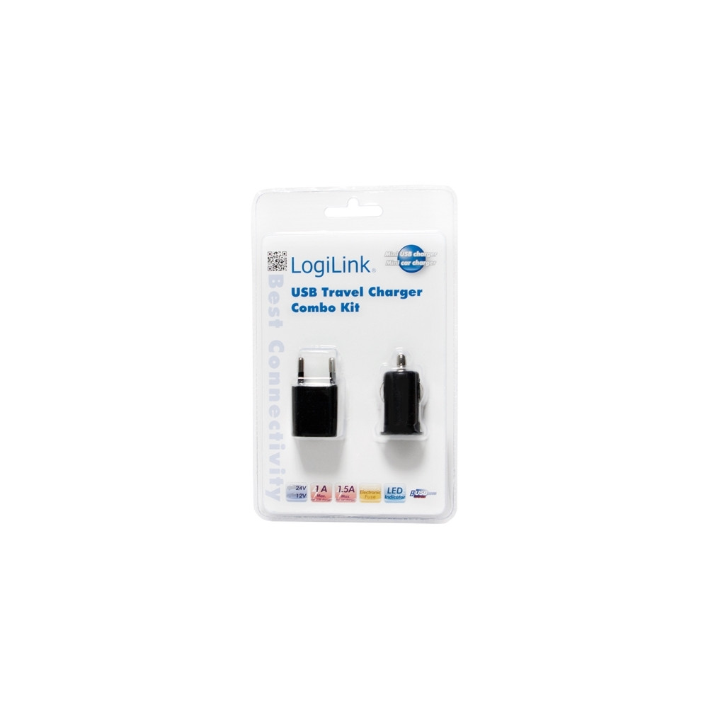 Produktbild för LogiLink strömadapterkit - USB