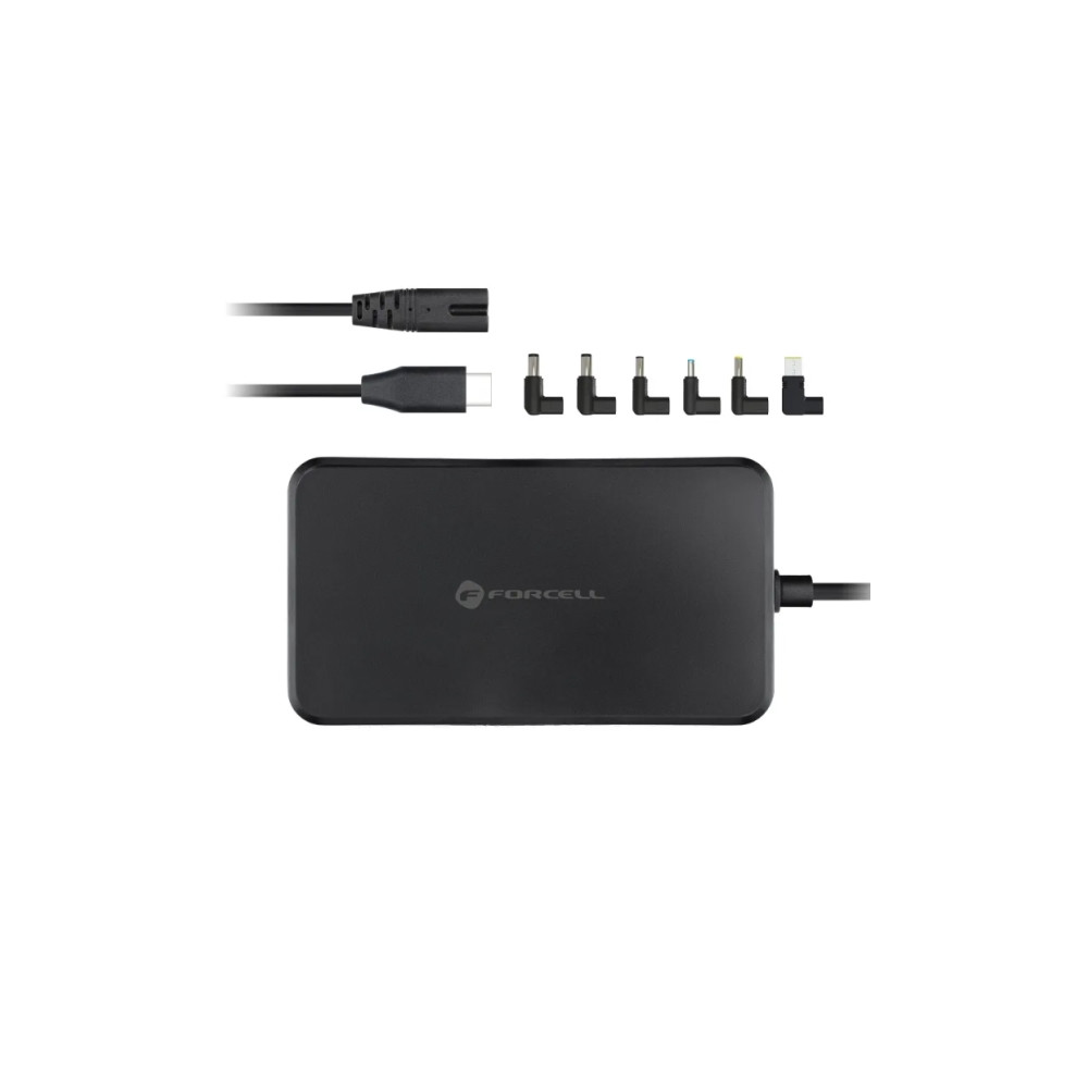 Produktbild för FORCELL F-ENERGY E856 universalladdare för laptop 65W