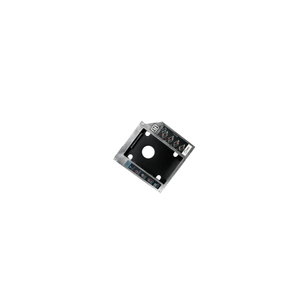 Produktbild för LogiLink 2nd SATA Festplatten Caddy Adapter - adapter för lagringsfack