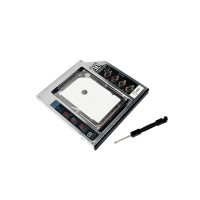 Produktbild för LogiLink 2nd SATA Festplatten Caddy Adapter - adapter för lagringsfack