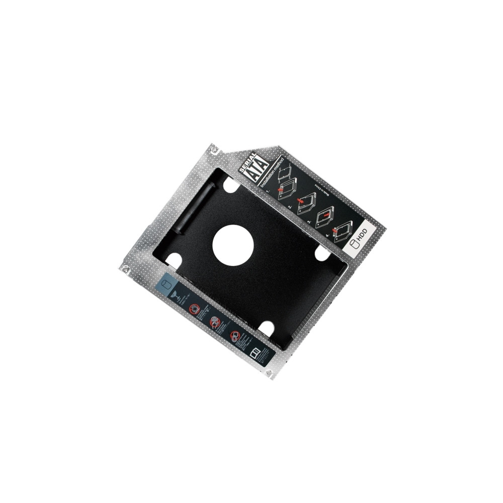 Produktbild för LogiLink 2nd SATA Festplatten Caddy Adapter - adapter för lagringsfack