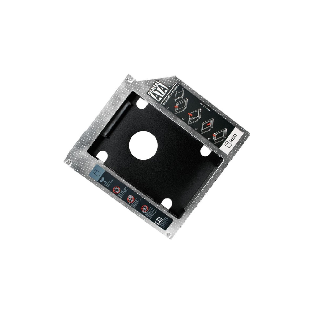 Produktbild för LogiLink 2nd SATA Festplatten Caddy Adapter - adapter för lagringsfack