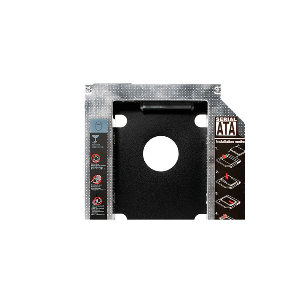 Produktbild för LogiLink 2nd SATA Festplatten Caddy Adapter - adapter för lagringsfack