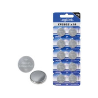 Produktbild för LogiLink Ultra Power CR2025 batteri x CR2025 - Li (paket om 10)