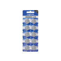 Produktbild för LogiLink Ultra Power CR2025 batteri x CR2025 - Li (paket om 10)