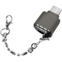 Produktbild för LogiLink USB-C to microSD Card reader as a key chain - kortläsare - USB-C