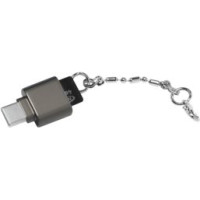 Produktbild för LogiLink USB-C to microSD Card reader as a key chain - kortläsare - USB-C