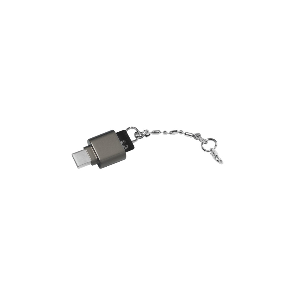 Produktbild för LogiLink USB-C to microSD Card reader as a key chain - kortläsare - USB-C