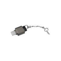 Produktbild för LogiLink USB-C to microSD Card reader as a key chain - kortläsare - USB-C
