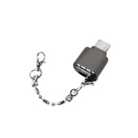 Produktbild för LogiLink USB-C to microSD Card reader as a key chain - kortläsare - USB-C