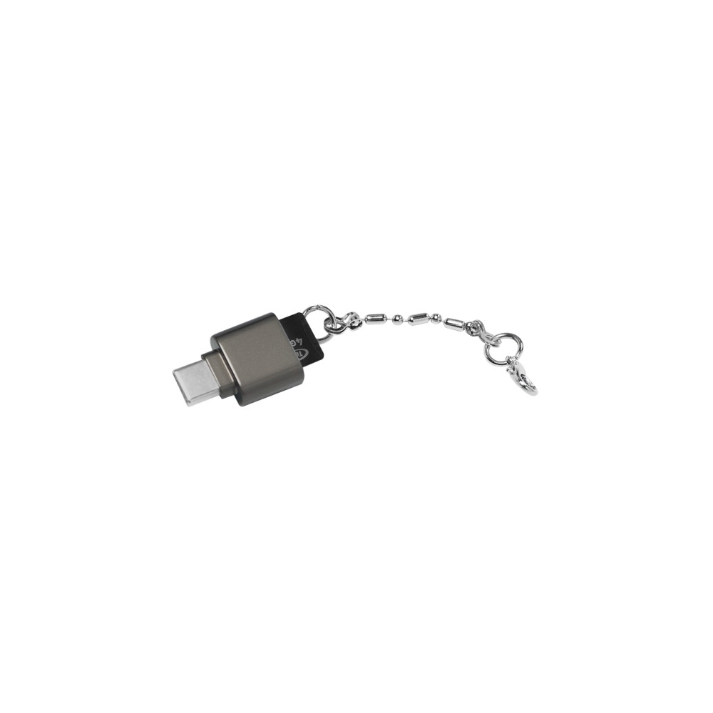 Produktbild för LogiLink USB-C to microSD Card reader as a key chain - kortläsare - USB-C