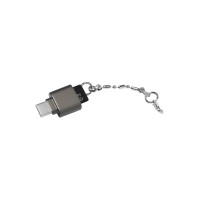 Produktbild för LogiLink USB-C to microSD Card reader as a key chain - kortläsare - USB-C
