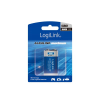 Produktbild för LogiLink Block batteri x 6LR61 - alkaliskt