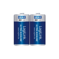 Produktbild för LogiLink Baby batteri - 2 x LR14-/C-typ - alkaliskt