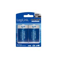 Produktbild för LogiLink Mono batteri - 2 x D - alkaliskt