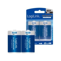 Produktbild för LogiLink Mono batteri - 2 x D - alkaliskt