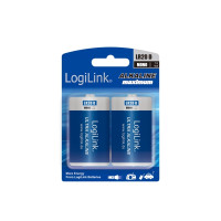 Produktbild för LogiLink Mono batteri - 2 x D - alkaliskt